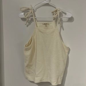 Madewell Tie Strap Top | Size Large